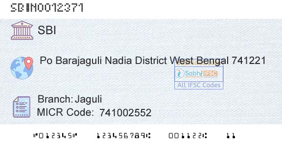 State Bank Of India JaguliBranch 