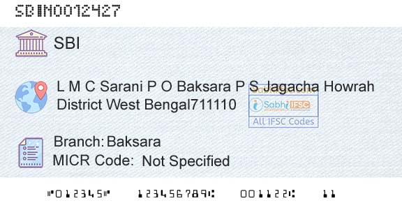 State Bank Of India BaksaraBranch 