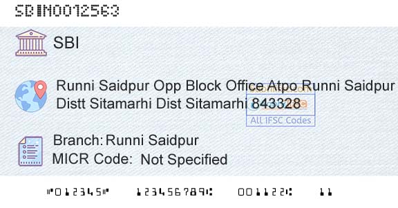 State Bank Of India Runni SaidpurBranch 