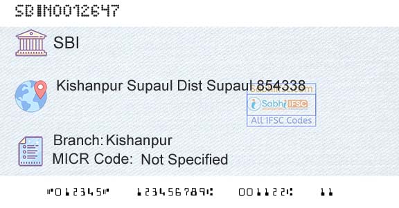 State Bank Of India KishanpurBranch 
