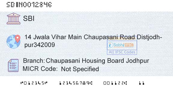 State Bank Of India Chaupasani Housing Board JodhpurBranch 