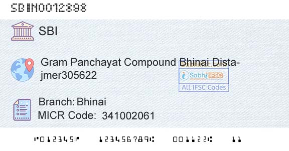 State Bank Of India BhinaiBranch 
