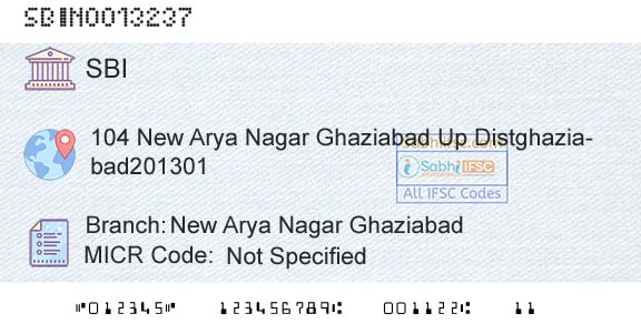 State Bank Of India New Arya Nagar GhaziabadBranch 