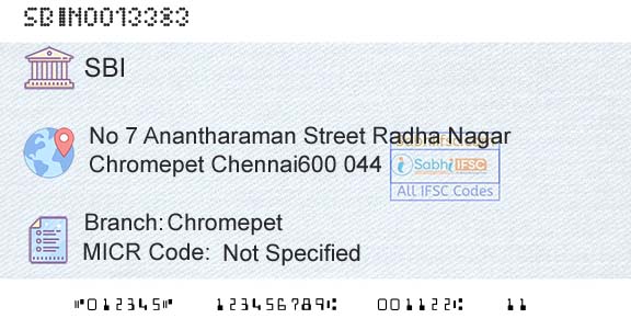 State Bank Of India ChromepetBranch 
