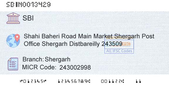 State Bank Of India ShergarhBranch 