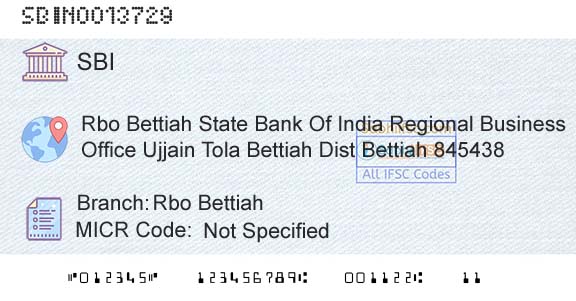 State Bank Of India Rbo BettiahBranch 
