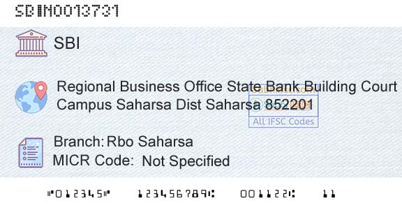 State Bank Of India Rbo SaharsaBranch 