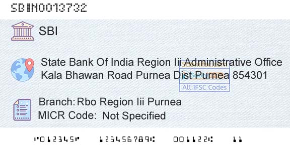 State Bank Of India Rbo Region Iii PurneaBranch 