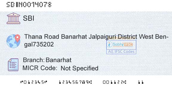 State Bank Of India BanarhatBranch 