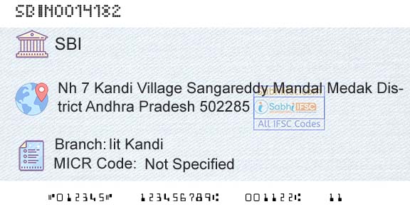 State Bank Of India Iit KandiBranch 