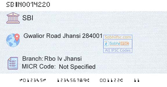 State Bank Of India Rbo Iv JhansiBranch 