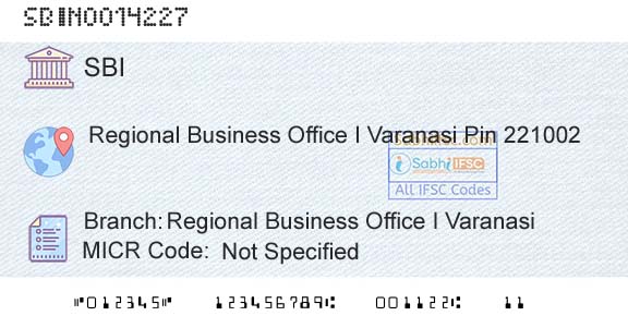 State Bank Of India Regional Business Office I VaranasiBranch 