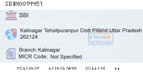 State Bank Of India KalinagarBranch 
