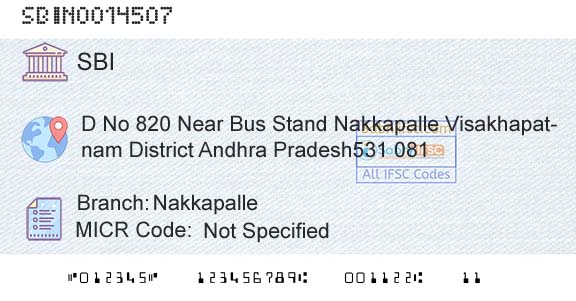 State Bank Of India NakkapalleBranch 