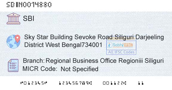 State Bank Of India Regional Business Office Regioniii SiliguriBranch 