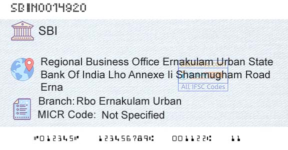 State Bank Of India Rbo Ernakulam UrbanBranch 