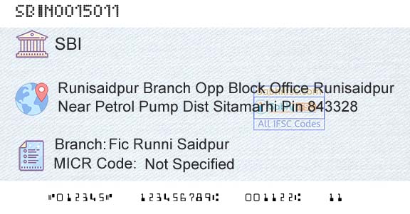 State Bank Of India Fic Runni SaidpurBranch 