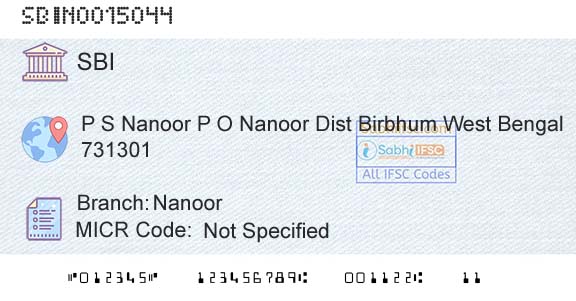 State Bank Of India NanoorBranch 