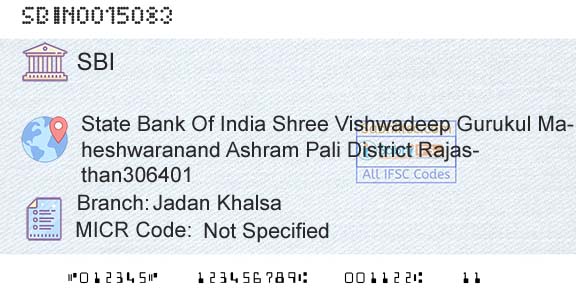 State Bank Of India Jadan KhalsaBranch 