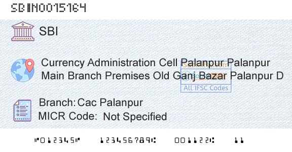 State Bank Of India Cac PalanpurBranch 