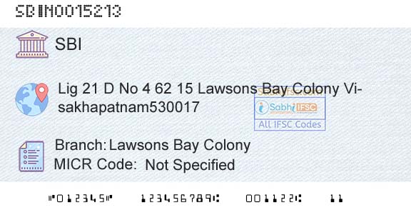 State Bank Of India Lawsons Bay ColonyBranch 