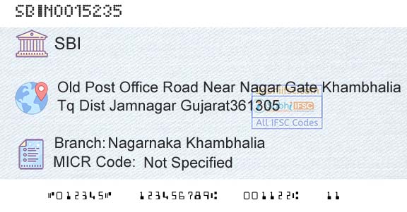 State Bank Of India Nagarnaka KhambhaliaBranch 