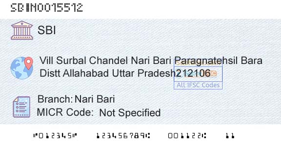 State Bank Of India Nari BariBranch 