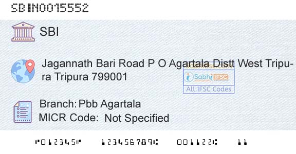 State Bank Of India Pbb AgartalaBranch 