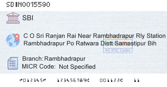 State Bank Of India RambhadrapurBranch 