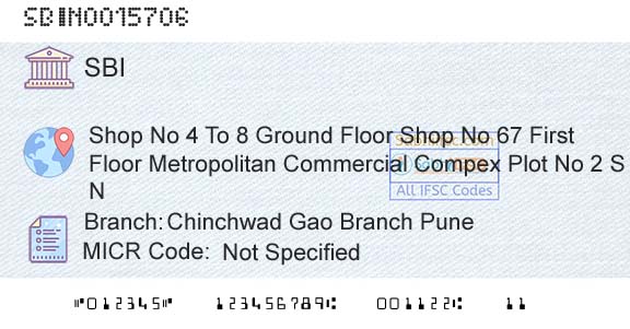 State Bank Of India Chinchwad Gao Branch PuneBranch 