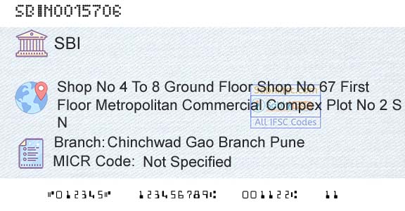 State Bank Of India Chinchwad Gao Branch PuneBranch