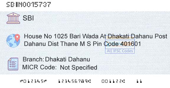 State Bank Of India Dhakati DahanuBranch 