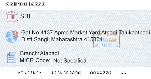 State Bank Of India AtapadiBranch 