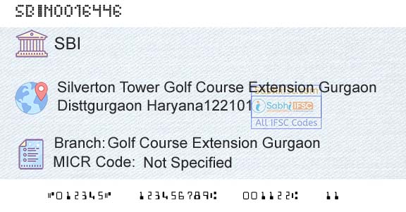 State Bank Of India Golf Course Extension GurgaonBranch 