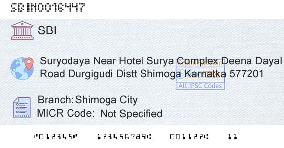 State Bank Of India Shimoga CityBranch 