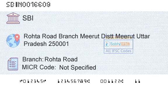 State Bank Of India Rohta RoadBranch 