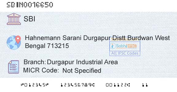 State Bank Of India Durgapur Industrial AreaBranch 