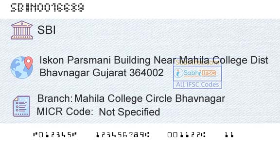 State Bank Of India Mahila College Circle BhavnagarBranch 
