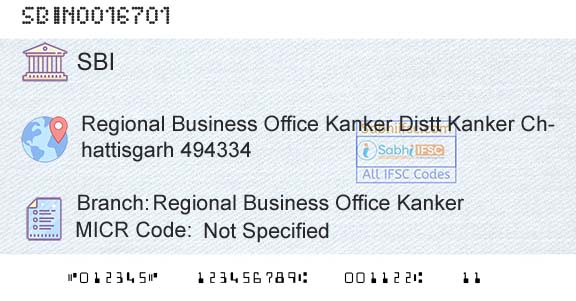 State Bank Of India Regional Business Office KankerBranch 