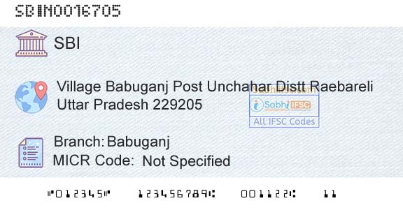 State Bank Of India BabuganjBranch 