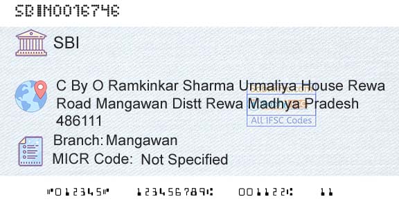 State Bank Of India MangawanBranch 