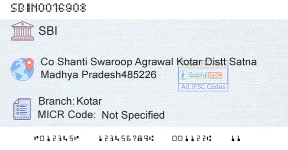 State Bank Of India KotarBranch 