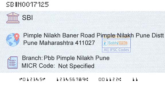 State Bank Of India Pbb Pimple Nilakh PuneBranch 
