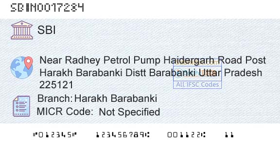 State Bank Of India Harakh BarabankiBranch 