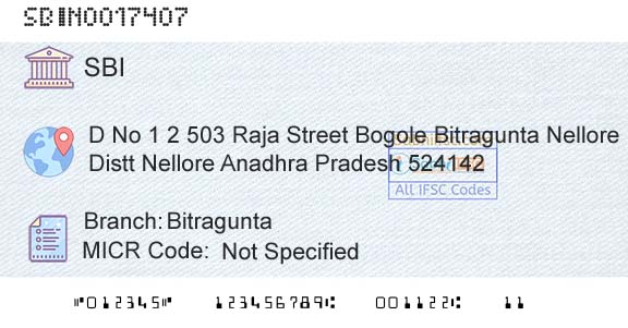 State Bank Of India BitraguntaBranch 