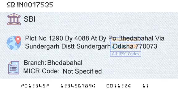 State Bank Of India BhedabahalBranch 