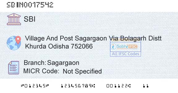 State Bank Of India SagargaonBranch 