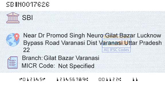 State Bank Of India Gilat Bazar VaranasiBranch 