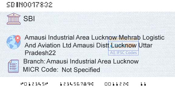 State Bank Of India Amausi Industrial Area LucknowBranch 