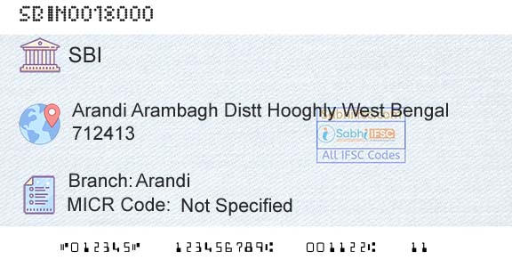 State Bank Of India ArandiBranch 